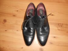 NEXT SIGNATURE MENS BLACK ITALIAN LEATHER SHOES Size 10 EU 44 MINT 226-4 for sale  Shipping to South Africa