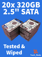 Discos duros SATA para computadora portátil 20x 320 GB 2,5" todas las principales marcas discos duros PROBADOS TALLA segunda mano  Embacar hacia Argentina