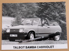 Talbot samba cabriolet d'occasion  Libourne