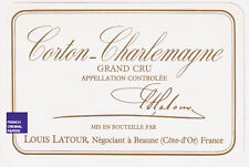 Etiquette vin corton d'occasion  Chamonix-Mont-Blanc