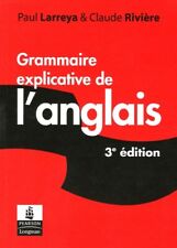Grammaire explicative anglais d'occasion  France