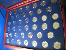 "THE COMPLETE PRESIDENTIAL COIN COLLECTION"  by The Franklin Mint  -  24 K Gold  for sale  Warrenton