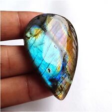 Natural Blue Purple Flash Labradorite Cabochon Spectrolite Gemstone 95 Cts #8921 for sale  Shipping to South Africa