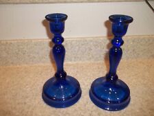 Bristol blue candlesticks for sale  Redmond