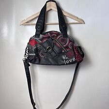 Bolsa Desigual Feminina Boho Lona Floral Ombro Transversal Vermelha Preta Zíper FLAW comprar usado  Enviando para Brazil