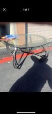 round metal glass table for sale  Oceanside