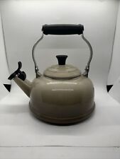 Le Creuset Stove Top Whistling 1.7 qt - 1.6L Tea Kettle in Beige for sale  Shipping to South Africa