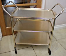 VINTAGE  3.Tier Drinks/tea/gin Trolley with lift off top tray. for sale  Shipping to South Africa