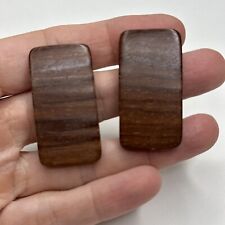 Wood stud earrings for sale  Largo