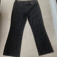 Ladies Per Una Black Stretch Bootcut Denim Trousers Size 16 L28, used for sale  DEESIDE