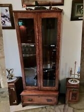 oak gun cabinet for sale  Camas