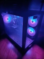 Custom Build Gaming Desktop PC Computer 16GB RAM RGB LED CASE WIN 11 PRO SSD+HDD, used for sale  Shipping to South Africa