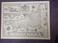 Cornwall 1610 map for sale  FARNBOROUGH