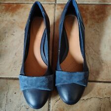 Clarks size navy for sale  PENCADER