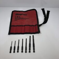 Snap On Tools DBH7B 7 Piece Hex Shank Drill Bit Set 1/16”-1/4” Machine Screw VGC for sale  Shipping to South Africa