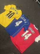 Camisas vintage Oringal Arsenal X3 Henry / Viera / Bergkamp comprar usado  Enviando para Brazil