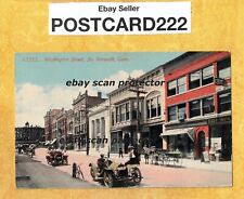 CT South Norwalk 1908-29 cartão postal antigo EDIFÍCIOS E AUTOMÓVEIS EM WASHINGTON, usado comprar usado  Enviando para Brazil