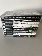 PSP Sports Game Bundle Lot X 8 FIFA Madden Tiger Woods for sale  Shipping to South Africa