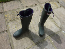 Hunter Balmoral Lady Neoprene Wellington Boots Olive UK Size 6 VGC NO RESERVE! for sale  Shipping to South Africa
