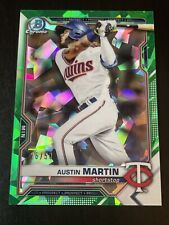 2021 Bowman Chrome #BDC-19 Austin Martin Green Sapphire 26/50 TWINS for sale  Shipping to South Africa