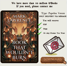 The Book That Wouldn't Burn (The Library Trilogy 1) por Mark Lawrence comprar usado  Enviando para Brazil