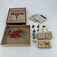 1936 monopoly parker for sale  Canton