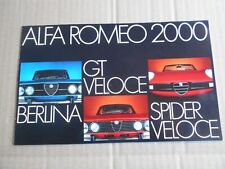 Alfa romeo 2000 for sale  EASTBOURNE