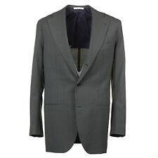 Orazio Luciano Darker Gray-Green Crisp Wool Suit 40 Semi-Long (Eu 50) Custom, used for sale  Shipping to Canada