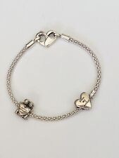 Pandora 925 Silver Charm Bracelet HAPPY MOTHER'S DAY 7.25 '', used for sale  Shipping to South Africa