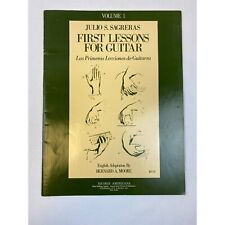 First Lessons For Guitar Julio Sagreras Vol 1 Music Notation Sheet Book Beginner for sale  Shipping to South Africa