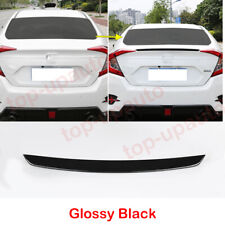 Para Honda Civic 4D Sedan 2016-2021 Preto Porta Traseira Traseira Tronco Spoiler Asa Lábio comprar usado  Enviando para Brazil