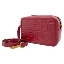 Bolso de hombro con cámara FENDI talla mini cuero rojo 8BS019 segunda mano  Embacar hacia Argentina