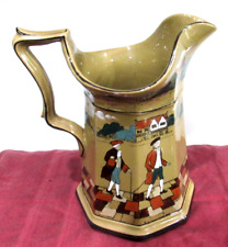 ANTIQUE BUFFALO POTTERY DELDARE WARE 9" PITCHER 1909 for sale  Shipping to South Africa