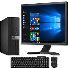 Used, FAST COMPUTER i3 6th/7th DUAL WiFi DESKTOP PC & TFT SET RAM WINDOWS 10 SSD & HDD for sale  Shipping to South Africa