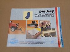 Jeep 1979 equipo especial y accesorios PB folleto de distribuidor segunda mano  Embacar hacia Argentina
