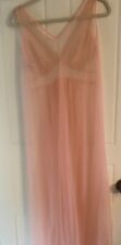 Vintage Komar Długa czysta różowa koszula nocna i szlafrok Rozmiar S Glamour na sprzedaż  Wysyłka do Poland