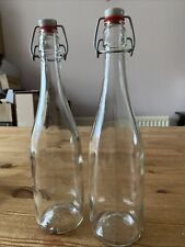 Empty clear glass for sale  NORTH BERWICK