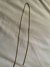 Colar masculino de corrente de corda de ouro amarelo; 22 polegadas (originalmente US$ 185) comprar usado  Enviando para Brazil