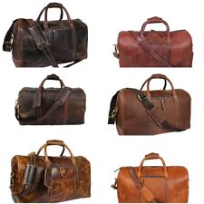 Buffalo leather duffle for sale  Shipping to Ireland