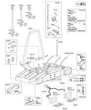 Thule 928/929 EuroClassic G6 LED Towbar Mounted Carrier Spares MultiListing  for sale  Shipping to South Africa