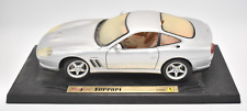 Carro Maisto Ferrari 550 Maranello 1996 prata bronzeado fundido escala 1/18 comprar usado  Enviando para Brazil