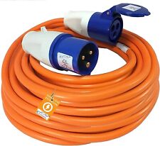 Xtremeauto 25M Heavy Duty Hook Up Caravan Cable Camping 16A 240V Mains Extension, used for sale  Shipping to South Africa