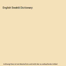 English swahili dictionary gebraucht kaufen  Trebbin
