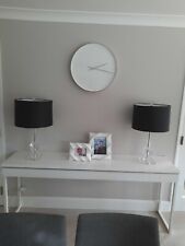 White gloss desk for sale  ROYSTON