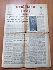 Meridiano roma 1937 usato  Trappeto