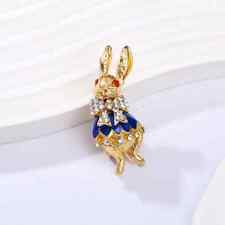 Broche de lujo lindo animal conejo esmalte azul personalidad de alta gama  segunda mano  Embacar hacia Mexico