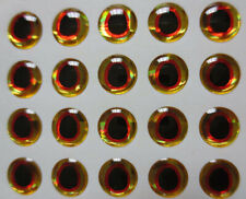 4 mm 5 mm 6 mm 7 mm 8 mm pupila en forma de lágrima 3D ojos de pesca holográficos amarillos y rojos segunda mano  Embacar hacia Mexico