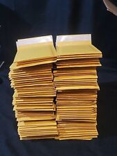 100 #000 4x8 envelopes acolchoados de papel Kraft bolha 4"x8" , usado comprar usado  Enviando para Brazil