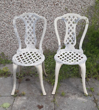 Pair of Metal Bistro Garden Chairs for sale  Shipping to South Africa