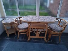 Cane table chairs for sale  NORWICH
